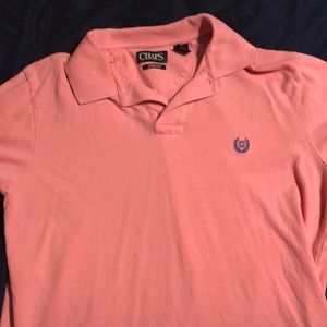 Pink chaps polo.